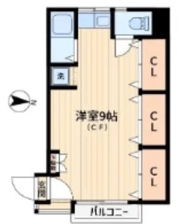 ファイン滝野川A棟【3階】の間取り
