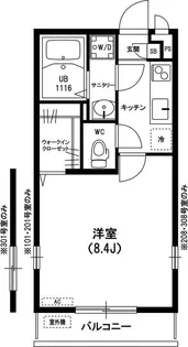 リブリ・ルキア【2階】の間取り