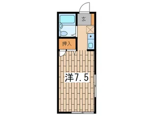 ジーワンハイツ【1階】の間取り