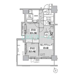 ウィステミラ西船橋【11階】の間取り