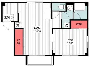 ベレッツァ館【2階】の間取り