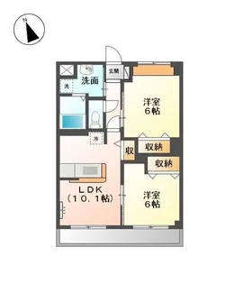 ハーモニー【2階】の間取り
