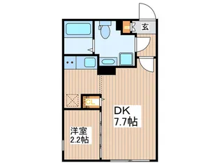 LUORE雑司が谷【2階】の間取り