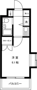 ユーコート三ツ境【2階】の間取り