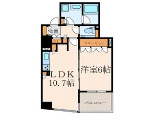 Brillia代官山プレステ-ジ【3階】の間取り
