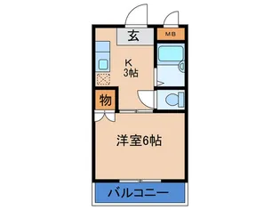 メゾンサンライズ【3階】の間取り