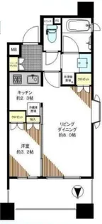 ダイナシティ新中野【6階】の間取り