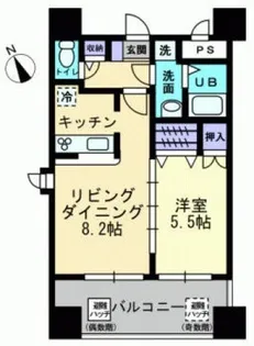 J・grace河原町【10階】の間取り
