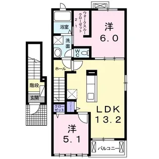 アクシアハラノマエ I【2階】の間取り