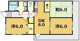 シャトルハルタ【4階】の間取り