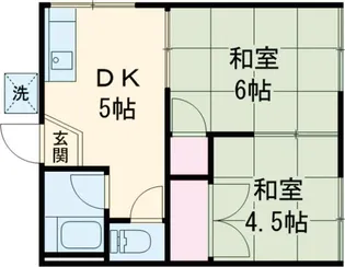 文月荘【2階】の間取り