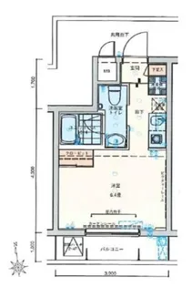 バージュアル横濱あざみ野【3階】の間取り