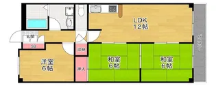 HIKO壱番館【2階】の間取り