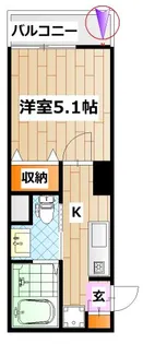 ソルジェンテ溝ノ口【6階】の間取り