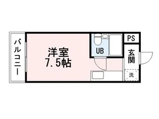 アートシティ小波瀬【4階】の間取り