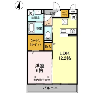 ロータス草加 I【1階】の間取り