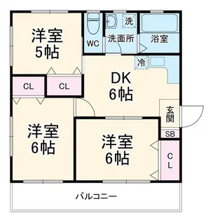 菜の花III【2階】の間取り