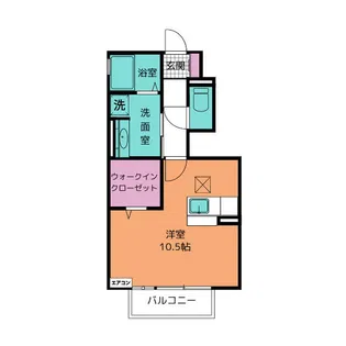 メゾン四日町【1階】の間取り