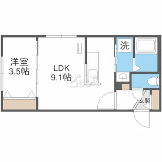 SENA麻生【1階】の間取り