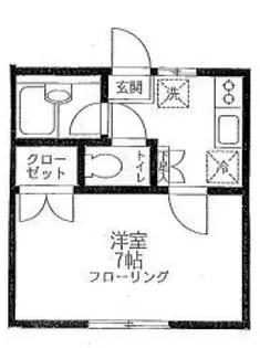エクシブ千駄木【1階】の間取り