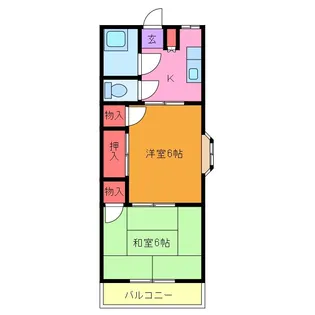 青木ビル【3階】の間取り