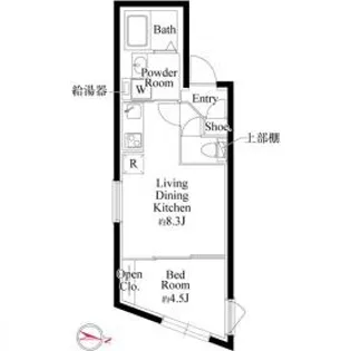 メモラ西馬込【2階】の間取り