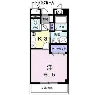 アークヒルズ【3階】の間取り