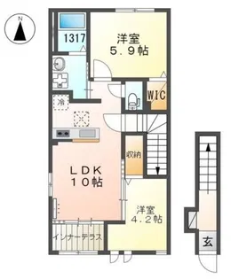フォンテーヌショウヤ【2階】の間取り