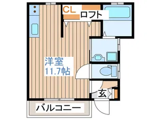 パンダハイツ【1階】の間取り