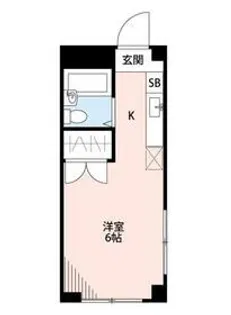 グリーンネスめじろ台【1階】の間取り