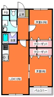 ストークヒルズ【1階】の間取り