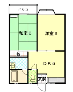 メゾン陽光【1階】の間取り