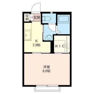 セテルハイツ城東【2階】の間取り