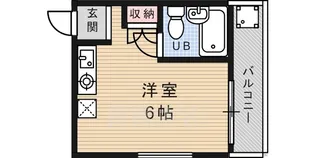第二玉田マンション【4階】の間取り