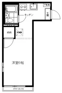 生田パークハウス【2階】の間取り