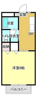 プロムナード桑野【1階】の間取り