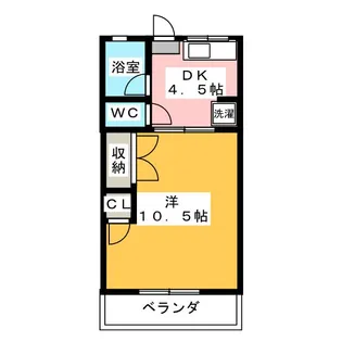 サンハイム和合【2階】の間取り