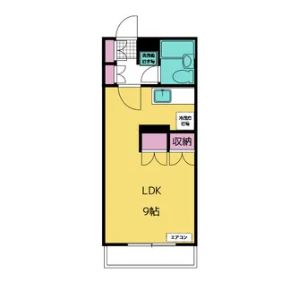 メゾンブランシュ1号館【3階】の間取り