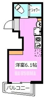東京都北区栄町【アパート】の間取り