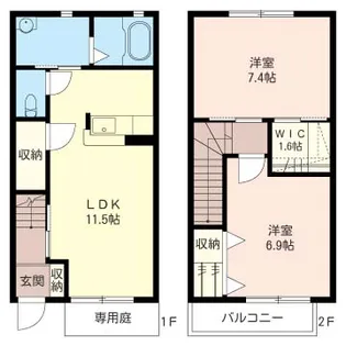 埼玉県富士見市ふじみ野東4【一戸建】の間取り