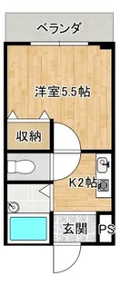 ミラノハイツ【3階】の間取り