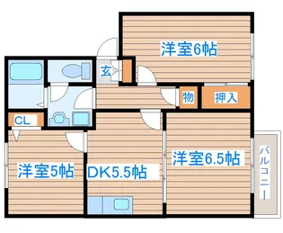 ガーデンビレッジ【2階】の間取り