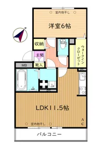 グランドハイツかとう【2階】の間取り