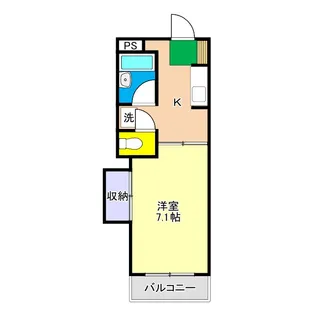 高知県高知市大津乙【マンション】の間取り