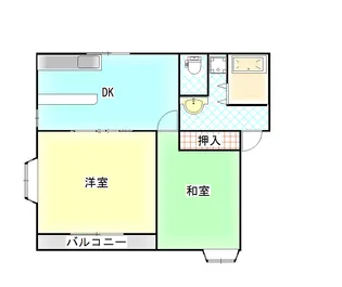 シティーハイツA【1階】の間取り
