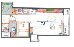リフィオ二子玉川(リノベーション)【2階】の間取り
