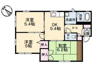 クローンベルク旭A棟【2階】の間取り