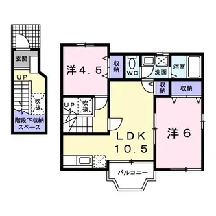 ファースト デューV【2階】の間取り