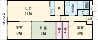 Jステージ日の出【1階】の間取り