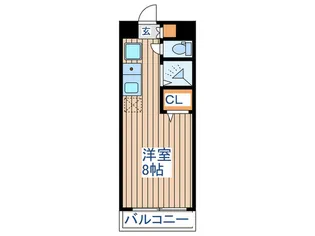 ホーユウコンフォルト愛宕大橋【2階】の間取り